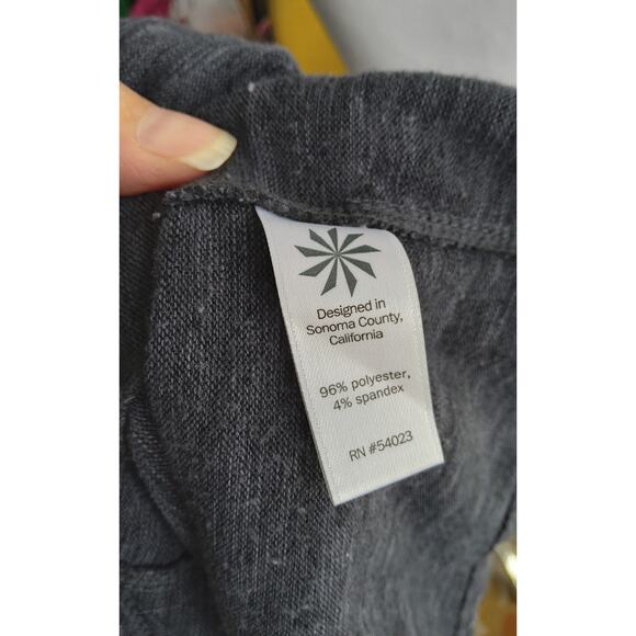 Athleta techie sweat gray cowl hoodie oversized softw/ pocket XLT athletic fall - Picture 10 of 11